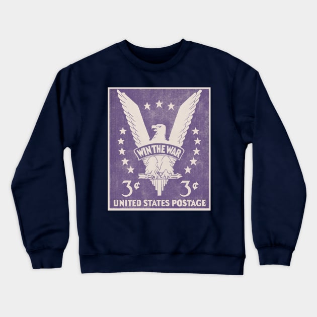 Win The War - color Crewneck Sweatshirt by ThirteenthFloor